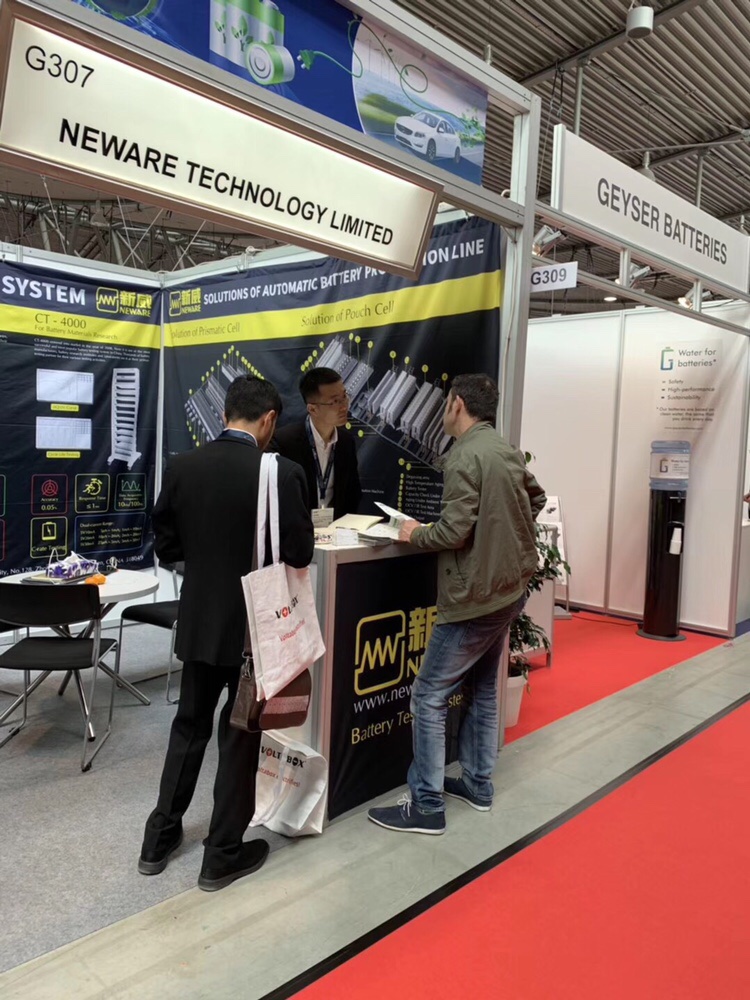 Neware on the battery show Europe 2019
