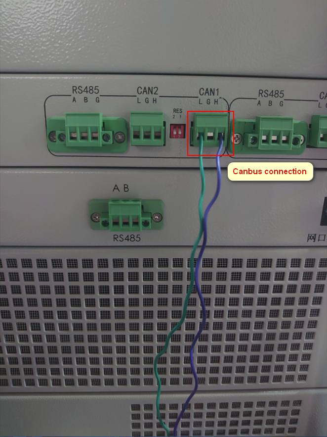 CE6000 CANbus connection example