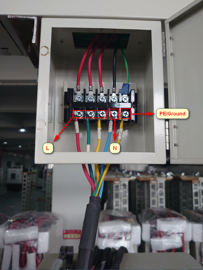 CE6000 Electric connection